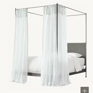 Restoration Hardware Teen canopy sheers